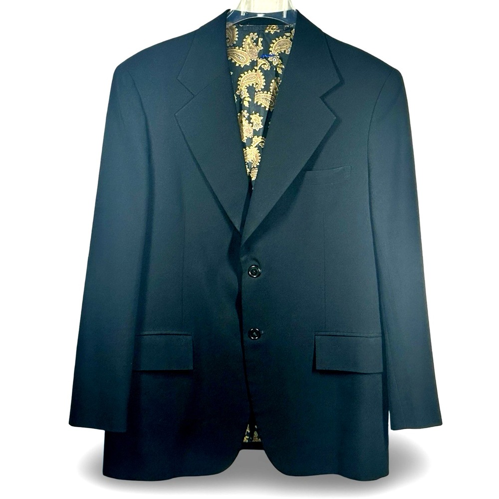 Ross Wellworth Vintage Hand-Tailored Blazer Size 41 Hong Kong 1977 Workwear